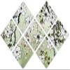 102 x 68 TOTAL - Green Floral Wall Art Canvas Print 7 Panel Butterfly Split Flower Illustration Wall Art decor view 1