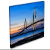 60 x 40 - Arthur Ravenel Bridge Canvas Print Wall Art SC Home Decor Wall Decor architecture art view 1