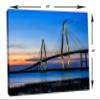 60 x 40 - Arthur Ravenel Bridge Canvas Print Wall Art SC Home Decor Wall Decor architecture art view 3