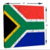 24 x 16 - South Africa Flag Canvas Print Wall Art cracked effect, Country Flag wall art view 3