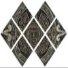 85 x 57 TOTAL - Aztec Calendar Canvas Print Wall Art gray bronze colors 7 Panel Butterfly Split Aztec Wall Art Decor view 1