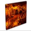 24 x 16 - Luray Cave red Wall Art Canvas Print Virginia Caverns, Grotto rock geology view 1
