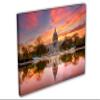 24 x 16 - Capitol Building Wall Art Canvas Print Golden hour. Washington DC USA view 1