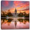 24 x 16 - Capitol Building Wall Art Canvas Print Golden hour. Washington DC USA view 2
