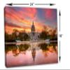 24 x 16 - Capitol Building Wall Art Canvas Print Golden hour. Washington DC USA view 3