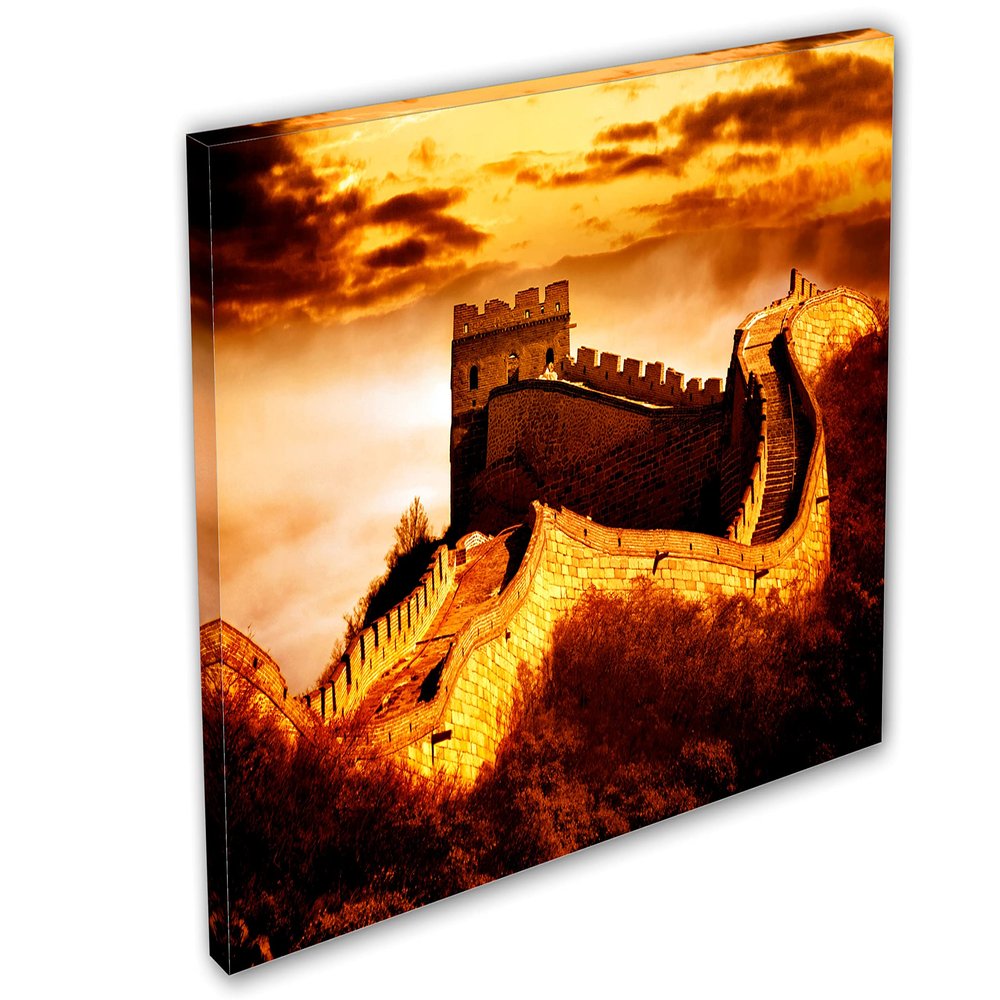 60 x 40 - Great wall of China - Canvas Print Wall Art - Landmark Photography print