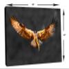 36 x 24 - Osprey Salmon Catch Canvas Print Wall Art. Bird of prey Art Home Wall Decor - Dark BG view 3