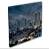 54 x 36 - Fort Worth Texas Canvas Print Wall Art dramatic skies Fort Worth, TX Skyline view 1