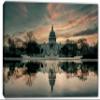 24 x 16 - Capitol Building Wall Art Canvas Print dramatic. Washington, DC USA view 2
