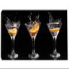 72 x 36 - Martini Drinks & Orange Canvas Print Wall Art view 2