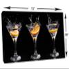 72 x 36 - Martini Drinks & Orange Canvas Print Wall Art view 3