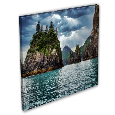 18 x 12 - Kenai Fjords Canvas Print Wall Art Alaska, USA National Park landscape print