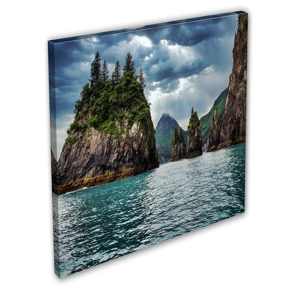 18 x 12 - Kenai Fjords Canvas Print Wall Art Alaska, USA National Park landscape print
