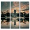 36 x 24 TOTAL - Capitol Building Wall Art Canvas Print dramatic 3 Panel Split. Washington, DC USA view 2