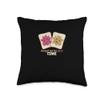 Peanut Butter Jelly Time BFF Love Match Perfect Throw Pillow view 1