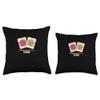Peanut Butter Jelly Time BFF Love Match Perfect Throw Pillow view 3