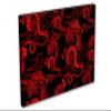 54 x 36 - Chinese red Dragons Canvas Print Wall Art Chinese decor Asian wall art print view 1