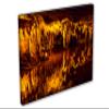 24 x 16 - Luray Cave orange Wall Art Canvas Print Virginia Caverns Grotto rock geology view 1