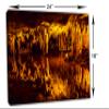 24 x 16 - Luray Cave orange Wall Art Canvas Print Virginia Caverns Grotto rock geology view 3