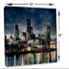 24 x 16 - London Skyline Wall Art Canvas Print dramatic London, England FIDI Art Print view 3