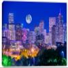 18 x 12 - Denver, Colorado Skyline Canvas Print Wall Art view 2