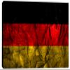 24 x 16 - Germany Flag Canvas Print Wall Art stone effect. Country Flag home decor view 2