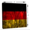24 x 16 - Germany Flag Canvas Print Wall Art stone effect. Country Flag home decor view 3