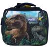 Jurassic World Velociraptor Blue and T-Rex Kids School Lunch Bag Set for Boys - Bundle with Dinosaur School Lunch Box With Charts and Stickers - School Supplies view 1