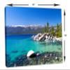 24 x 16 - Lake Tahoe Wall Art Canvas Print, home wall decor, Landscape interior design view 3