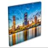 24 x 16 - Milwaukee, WI Skyline Canvas Print Wall Art blue skies Minwaukee, Wisconsin view 1