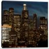 24 x 16 - Los Angeles Skyline during Dusk Canvas Print. Downtown LA. Wall Art view 2