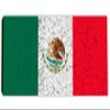 30 x 15 - Mexico Flag Canvas Print Wall Art cracked effect. Country Flag home decor view 2