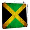 24 x 16 - Jamaica Flag Grunge Wall Art Canvas Print rustic. Country Flag home decor view 3