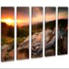 90 x 60 TOTAL - Shenandoah National Park Wall Art Canvas Print 5 Panel Split, home decor, house wall decor view 1