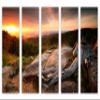 90 x 60 TOTAL - Shenandoah National Park Wall Art Canvas Print 5 Panel Split, home decor, house wall decor view 2