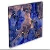 24 x 16 - Abstract Marble Canvas Print Wall Art Purple Blue & Gold Liquid Marble Decor view 1