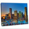 72 x 36 - Baltimore inner harbor Canvas Print Wall Art Maryland wall decor interior design view 1