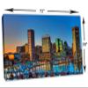 72 x 36 - Baltimore inner harbor Canvas Print Wall Art Maryland wall decor interior design view 3