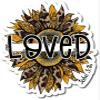 Loved | John 3:16 | Sunflower |Great Gift Idea|Single |5 Inch Magnet | Made in The USA | Car Auto Tool Box RefrigeratorMagnet | FBMMAG11591 view 1