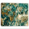 72 x 36 - Green Marble Stone Canvas Print Wall Art with Curly Vein Textures. Breccia, Granite wall art view 2