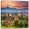 24 x 16 - Bagan Temples Canvas Print Wall Art epic landscape Bagan Myanmar Buddhist view 2