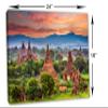 24 x 16 - Bagan Temples Canvas Print Wall Art epic landscape Bagan Myanmar Buddhist view 3