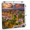 48 x 32 - Santa Fe, NM Canvas print Wall Art with beautiful skies Santa Fe, New Mexico view 3