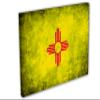 48 x 32 - New Mexico State Flag Grunge Canvas Print Wall Art. Home decor Flag Art view 1