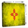 48 x 32 - New Mexico State Flag Grunge Canvas Print Wall Art. Home decor Flag Art view 3