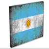 24 x 16 - Argentina Flag Grunge Canvas Print Wall Art. Country Flag Art home decor view 1
