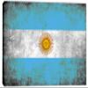 24 x 16 - Argentina Flag Grunge Canvas Print Wall Art. Country Flag Art home decor view 2