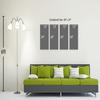 48 x 24 TOTAL - Monument Valley Sunset Canvas Print. 4 Panel Split Wall Art decoration for home or office view 4