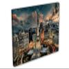 24 x 16 - Indianapolis Skyline Canvas Print Wall Art dramatic skies Indianapolis, USA view 1