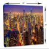 60 x 40 - Chicago night Skyline Canvas Print Wall Art for decor view 3